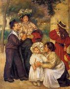 Pierre-Auguste Renoir The Artist Family, oil painting artist